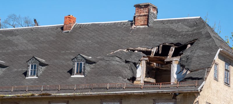 Damaged Roof Replacement