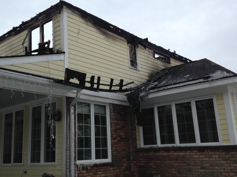 Damaged Roof Replacement detail