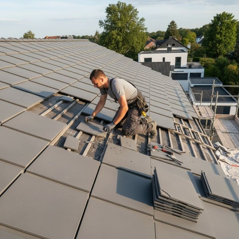 Gravel Roof Repair detail