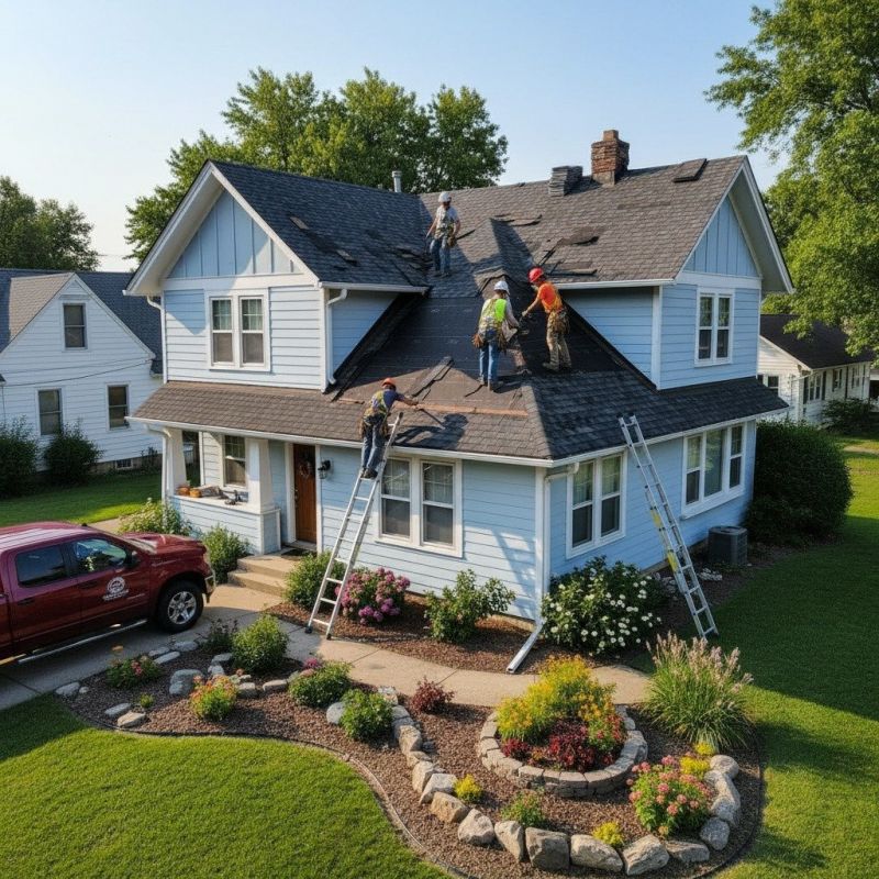 House Roof Installation detail