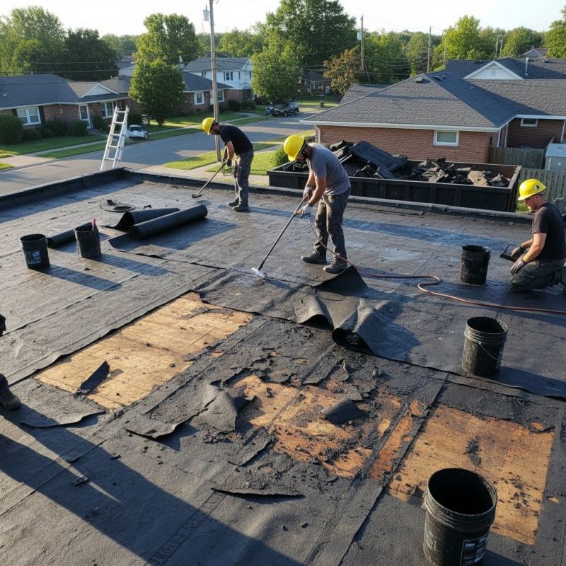 Metal Roof Repair detail