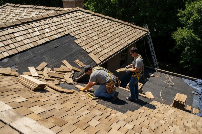 Shake Roof Replacement detail