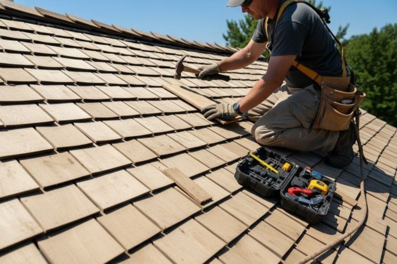 Shake Shingle Repair detail