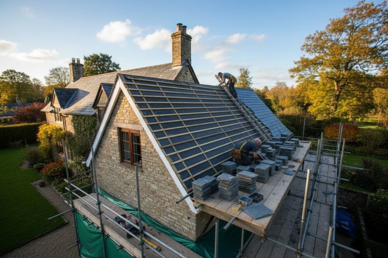 Slate Roofing Service detail