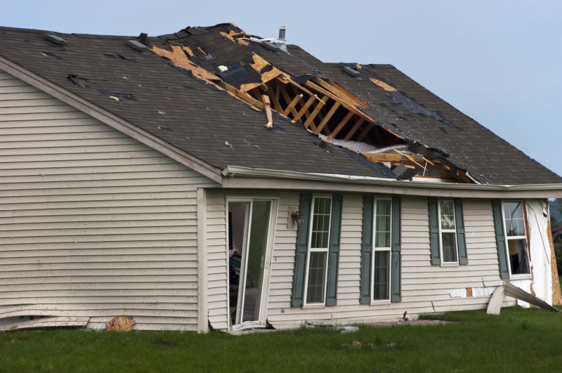 Storm Damage Roof Repair detail