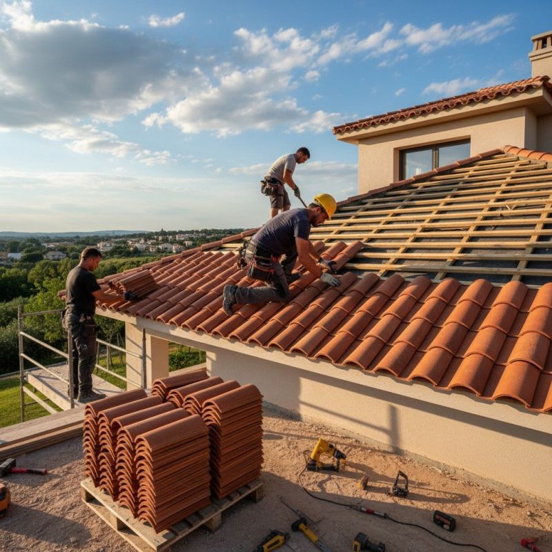 Tile Roof Replacement detail