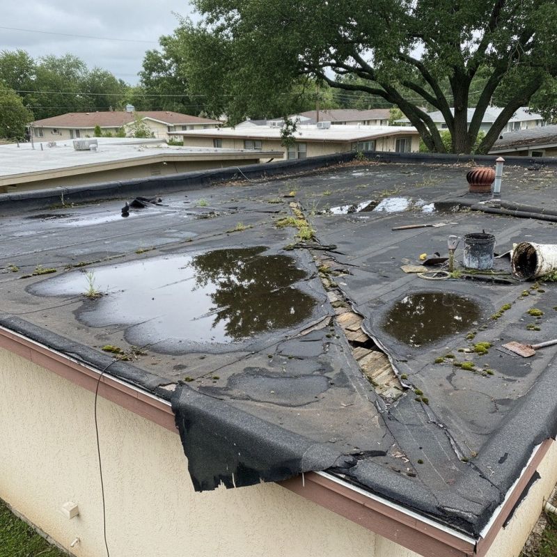 Gravel Roof Repair