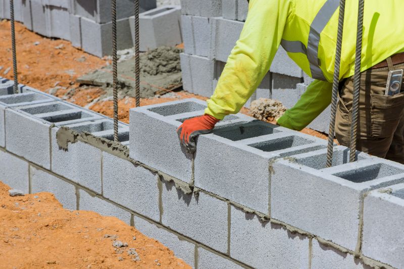 Cinder Blocks Installation