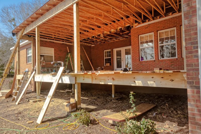 Ground Level Deck Construction